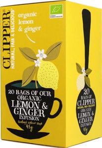 Lemon & ginger tea bio