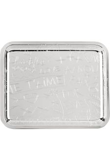 Christofle plateau Graffiti (20 cm x 16 cm) - Argent