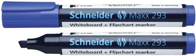 Schneider whiteboard + flipchart marker Maxx 293 blauw