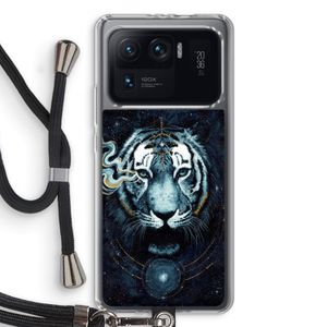 Darkness Tiger: Xiaomi Mi 11 Ultra Transparant Hoesje met koord