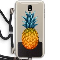Grote ananas: Samsung Galaxy J7 (2017) Transparant Hoesje met koord