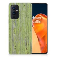 OnePlus 9 | Bumper Hoesje | Green Wood