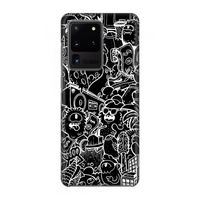 Vexx Black City : Volledig geprint Samsung Galaxy S20 Ultra Hoesje