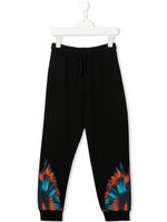 Marcelo Burlon County Of Milan Kids pantalon de jogging à imprimé Wings - Noir - thumbnail