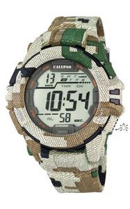 Horlogeband Calypso K5681-3 Kunststof/Plastic Camouflage 21mm