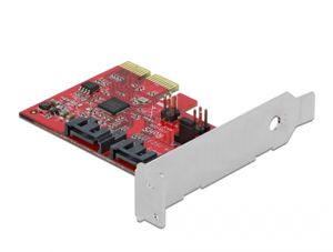 DeLOCK 2 port SATA PCI Express Card with RAID 1 raid-kaart