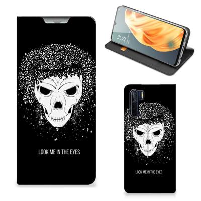 Mobiel BookCase OPPO Reno3 | A91 Skull Hair