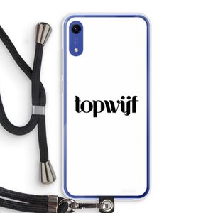 Topwijf Wit: Honor Play 8A Transparant Hoesje met koord