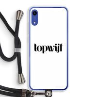 Topwijf Wit: Honor Play 8A Transparant Hoesje met koord