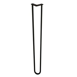 Zwarte hairpin tafelpoot 105 cm