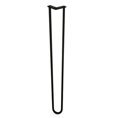 Stalen hairpin zwart hairpin ø 1,6 cm en hoogte 105 cm
