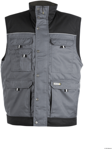 dassy bodywarmer hulst zwart/cementgrijs 4xl