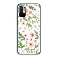 Botanical sweet flower heaven: Xiaomi Redmi Note 10 5G Transparant Hoesje