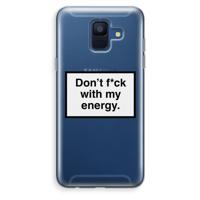 My energy: Samsung Galaxy A6 (2018) Transparant Hoesje - thumbnail