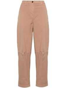 PINKO pantalon court à taille haute - Marron