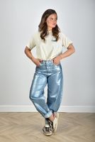 Ganni t-shirt T3715 crème - thumbnail