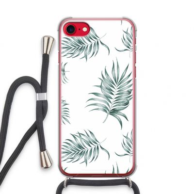 Simple leaves: iPhone SE 2020 Transparant Hoesje met koord