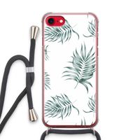 Simple leaves: iPhone SE 2020 Transparant Hoesje met koord