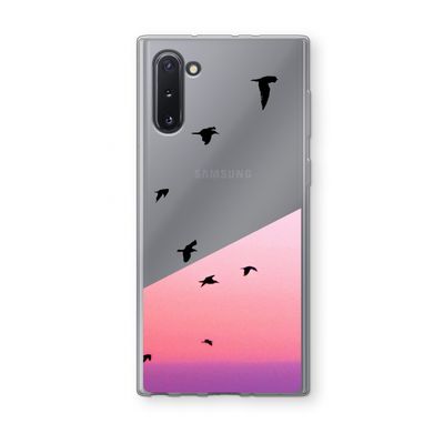Fly away: Samsung Galaxy Note 10 Transparant Hoesje
