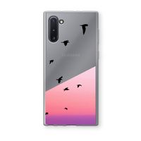 Fly away: Samsung Galaxy Note 10 Transparant Hoesje