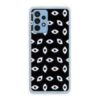 Eyes pattern: Samsung Galaxy A52 Transparant Hoesje