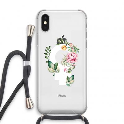 Venus: iPhone XS Transparant Hoesje met koord