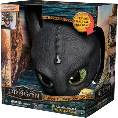 Dreamworks How To Train Your Dragon Blast and Roar Toothless Masker + Licht en Geluid Dreamworks How To Train Your Dragon Blast and Roar Toothless Masker + Licht en Geluid
