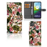 Motorola Moto G9 Power Hoesje Flowers - thumbnail