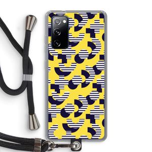 8-bit N°3: Samsung Galaxy S20 FE / S20 FE 5G Transparant Hoesje met koord