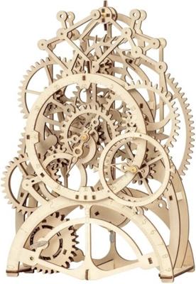 Robotime Pendulum Clock Klok Houten modelbouw DIY Miniatuur Knutselen