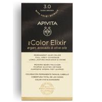 Apivita Hair Colour Color Elixir Permanent Hair Color 3.0 Dark Brown Set Apivita Hair Colour Color Elixir Permanent Hair Color 3.0 Dark Brown Set