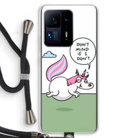 Unicorn: Xiaomi Mi Mix 4 Transparant Hoesje met koord