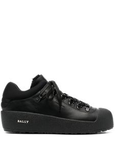 Bally bottines en cuir Curyal à intérieur fourré - Noir