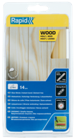 Rapid Lijmpatronen Hout | Ø11-12 x 190 mm | 14 Stuks - 5001420