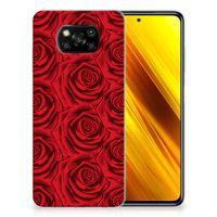 Xiaomi Poco X3 | Poco X3 Pro TPU Case Red Roses - thumbnail