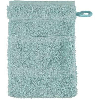 Cawö Cawö Noblesse2 Uni Washandje Soft-Türkis