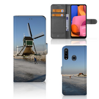 Samsung Galaxy A20s Flip Cover Schaatsers