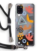 Abstract: Samsung Galaxy A31 Transparant Hoesje met koord
