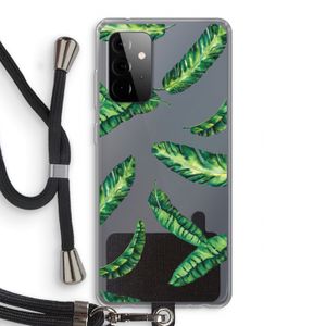 Lange bladeren: Samsung Galaxy A72 5G Transparant Hoesje met koord