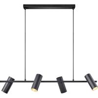 Nordlux Alanis 4-Spot 2213423003 Hanglamp GU10 Zwart