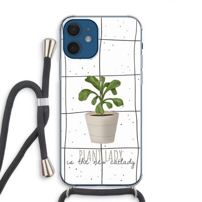 Kamerplant op vensterruit: iPhone 12 Transparant Hoesje met koord