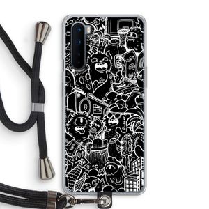 Vexx Black City : OnePlus Nord Transparant Hoesje met koord