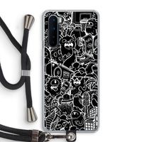 Vexx Black City : OnePlus Nord Transparant Hoesje met koord