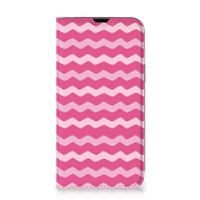 iPhone 13 | Hoesje met Magneet | Waves Pink