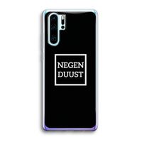 Negenduust black: Huawei P30 Pro Transparant Hoesje