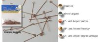Darice • kettelstift 5cm 120pcs copper