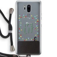 It's Lit: LG G7 Thinq Transparant Hoesje met koord