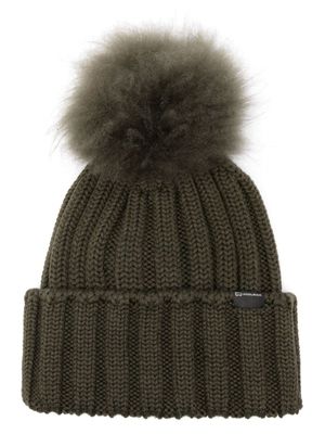Woolrich bonnet à pompon en laine vierge - Vert