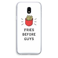 Fries before guys: Samsung Galaxy J3 (2017) Transparant Hoesje