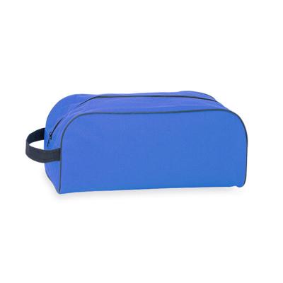 Schoenentas - 8 liter - blauw - 35 x 16 x 15 cm - polyester - ritssluiting - reizen Schoenentas - 8 liter - blauw - 35 x 16 x 15 cm - polyester - ritssluiting - reizen